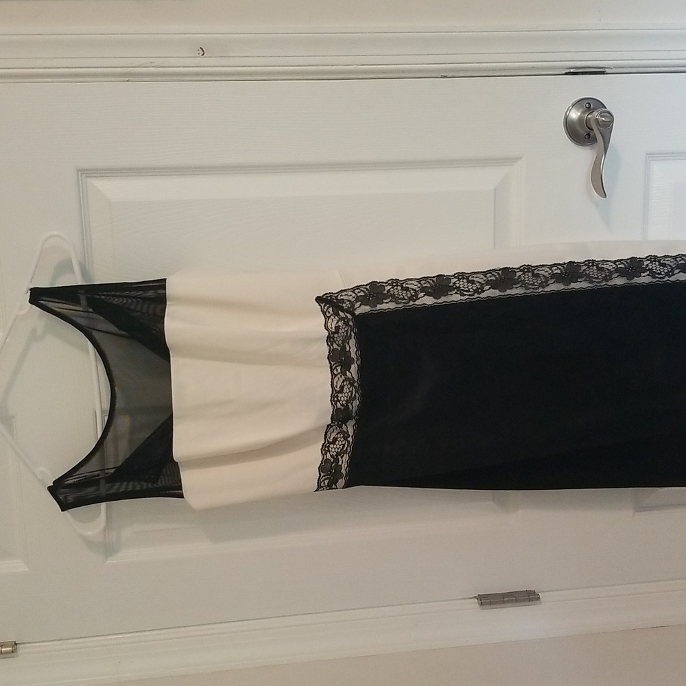Black n white dress